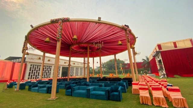 lawn images for wedding kanpur